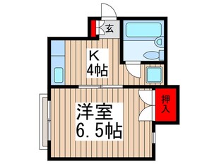 クライネスドルフ中浦和の物件間取画像